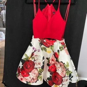 Gorgeous two piece homecoming set (NWOT)